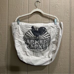 White Farmer's Market Tote Bag